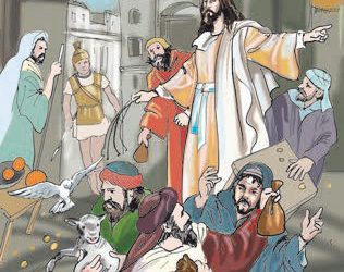 Jezus – wypędzenie kupców ze świątyni